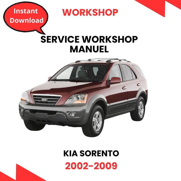Kia Sorento 2002-2009 Repair Manual PDF – Instant Download Maintenance Guide
