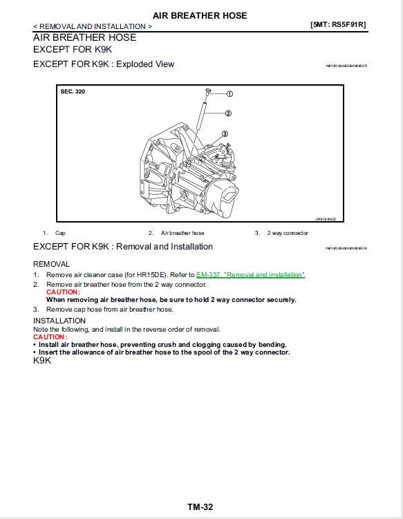 Nissan Micra K13 2010-2017 Repair Manual PDF – Instant Download Maintenance Guide