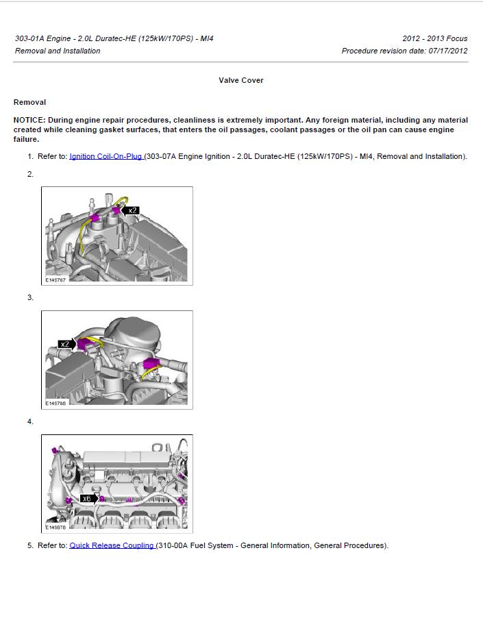 Ford Focus 2012-2013 Workshop Manual – Complete Repair & Service Guide