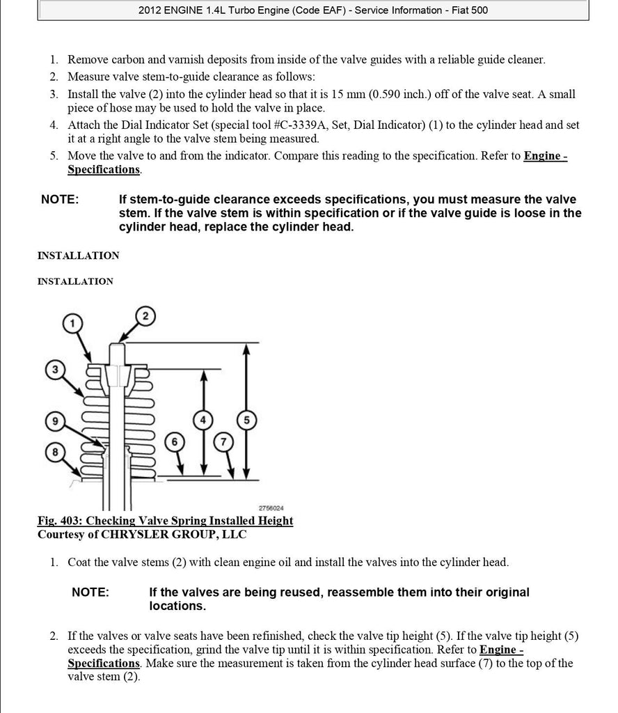 Fiat 500 Repair Manual PDF – 2007 to 2014 Service & Maintenance Guide