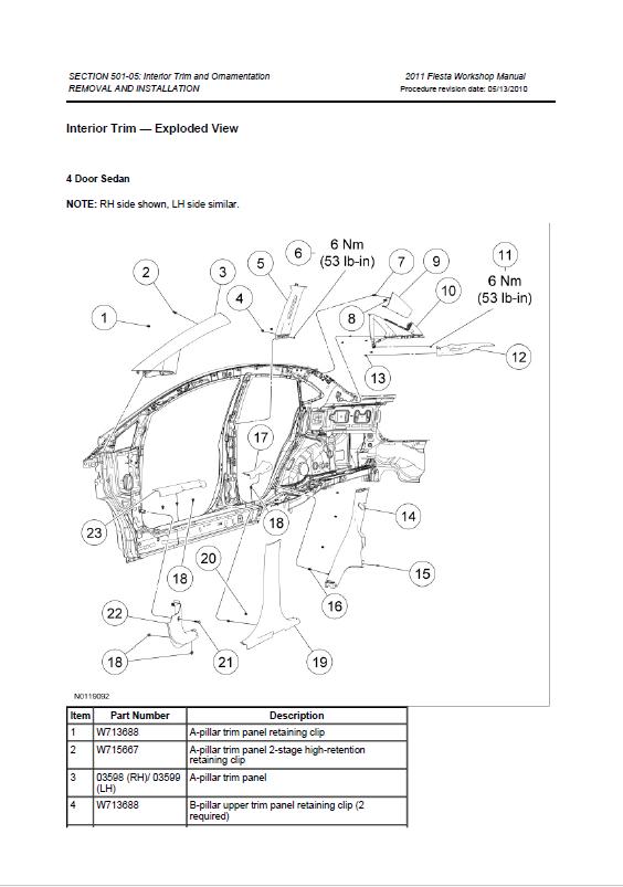 Ford Fiesta 2011 Repair Manual PDF – Instant Download Maintenance Guide