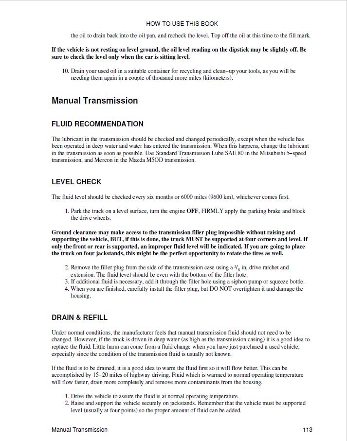 Ford Ranger 1991-1999 Repair Manual PDF – Instant Download Maintenance Guide