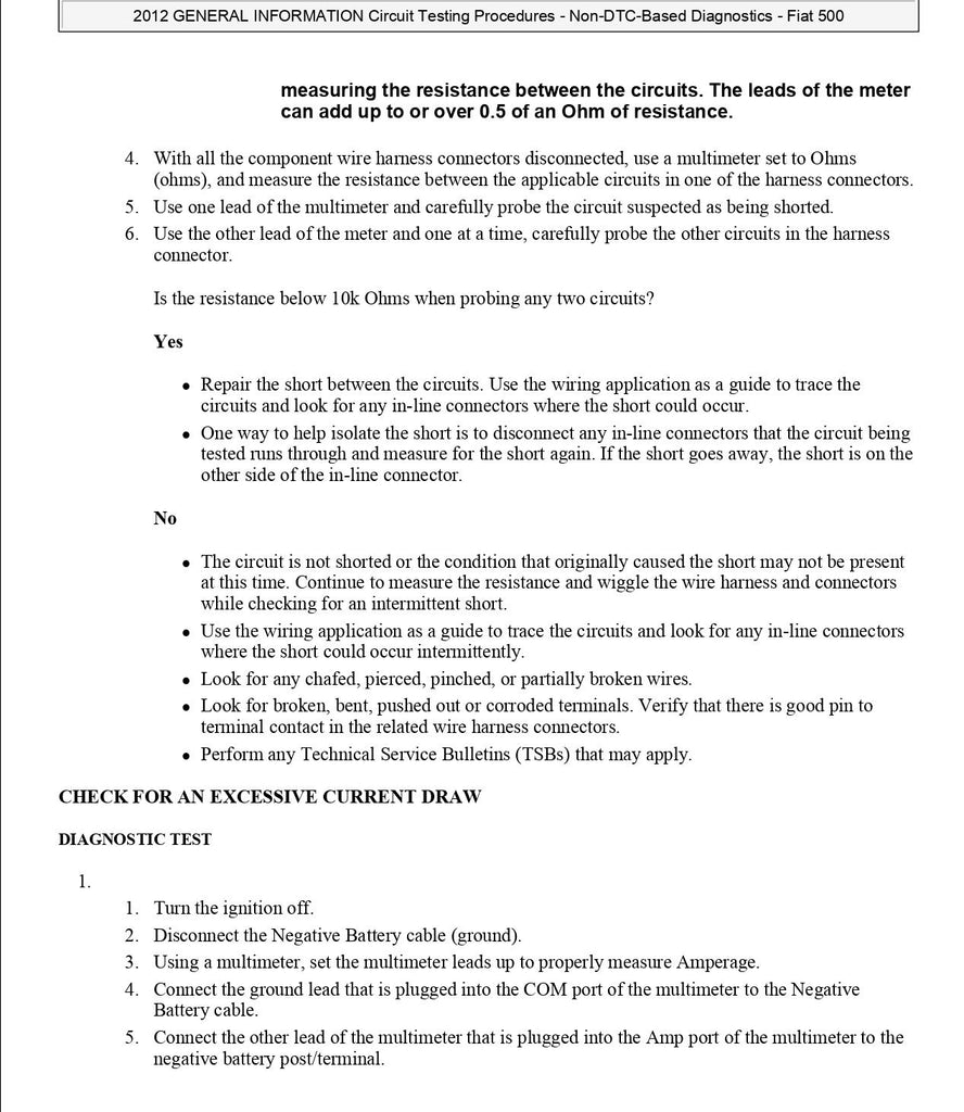 Fiat 500 Repair Manual PDF – 2007 to 2014 Service & Maintenance Guide