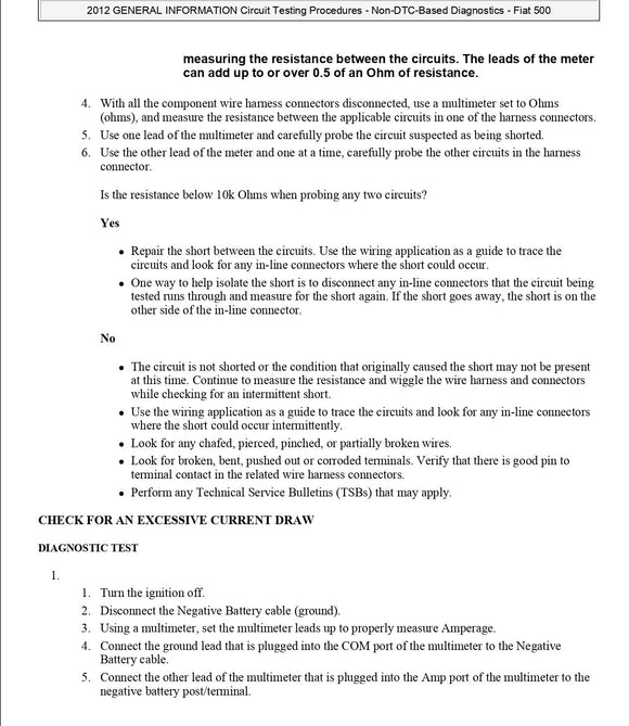 Fiat 500 Repair Manual PDF – 2007 to 2014 Service & Maintenance Guide