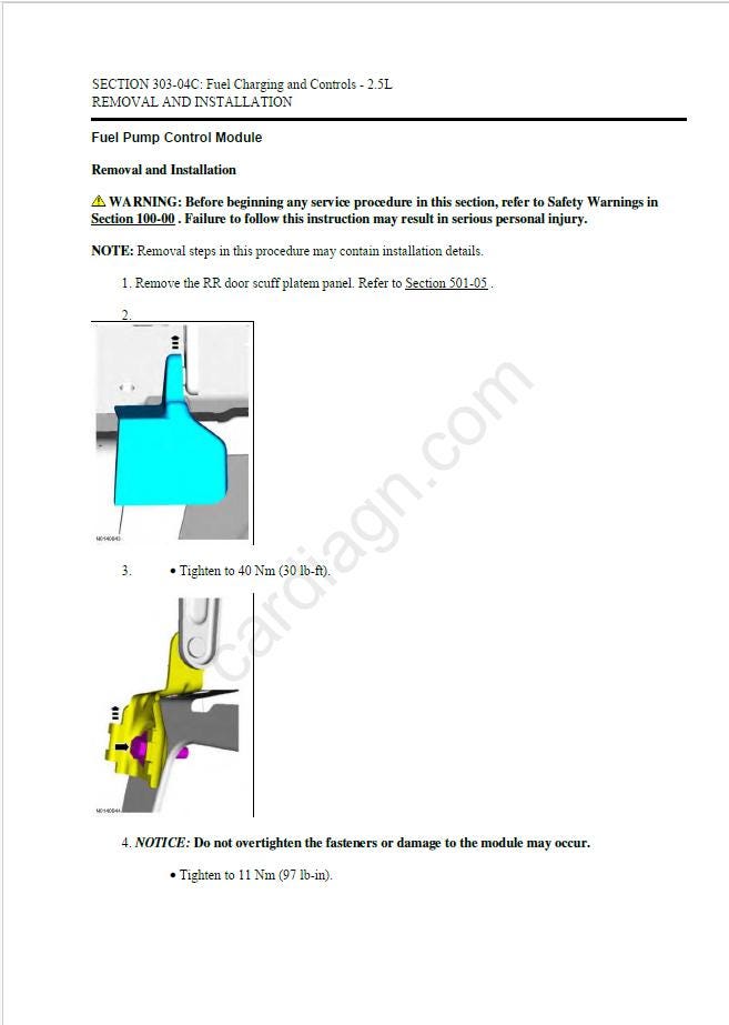 Ford Escape 2013–2019 Workshop Manual | Repair, Maintenance & Service Guide (PDF Download)