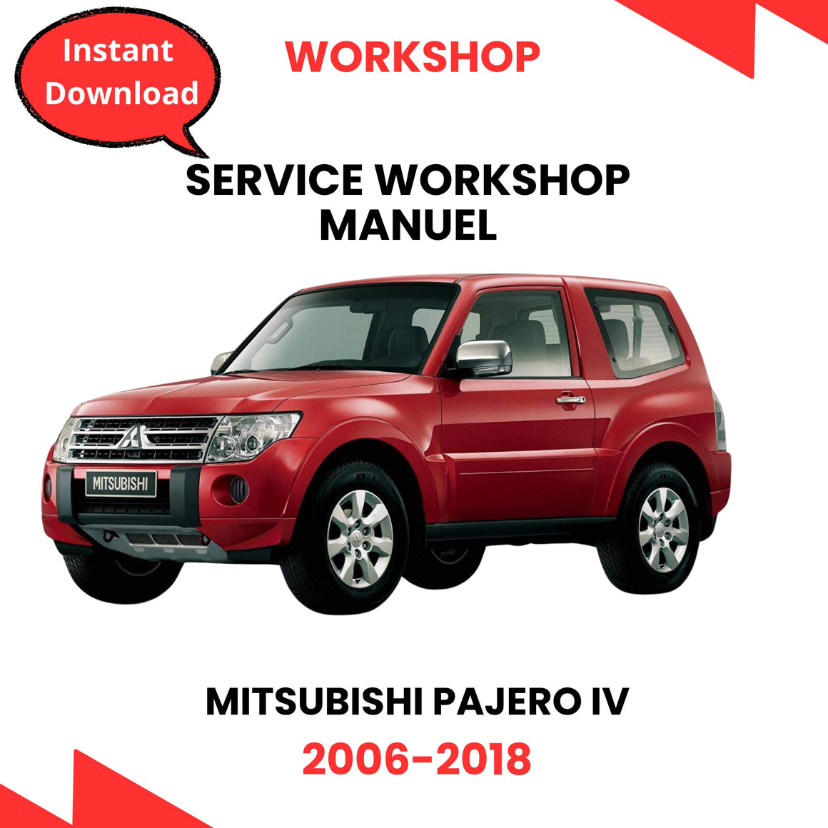 Mitsubishi Pajero IV Service Manual PDF – 2007 to 2018 Repair & Maintenance Guide