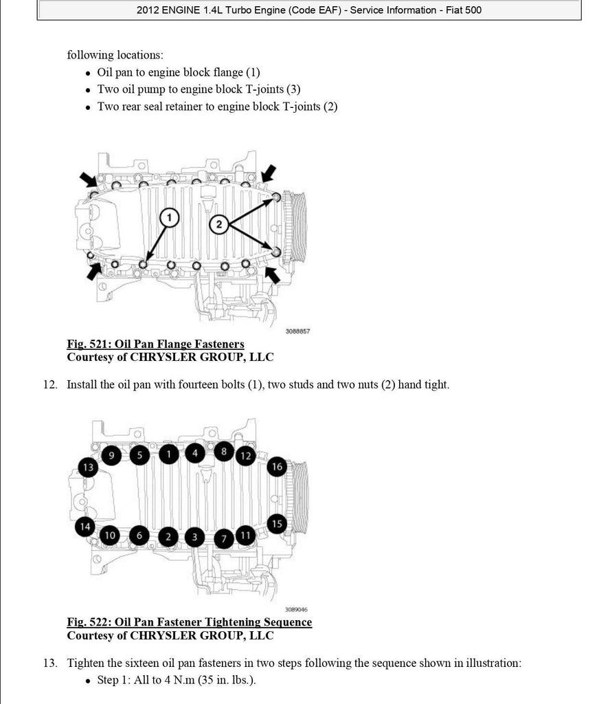 Fiat 500 Repair Manual PDF – 2007 to 2014 Service & Maintenance Guide